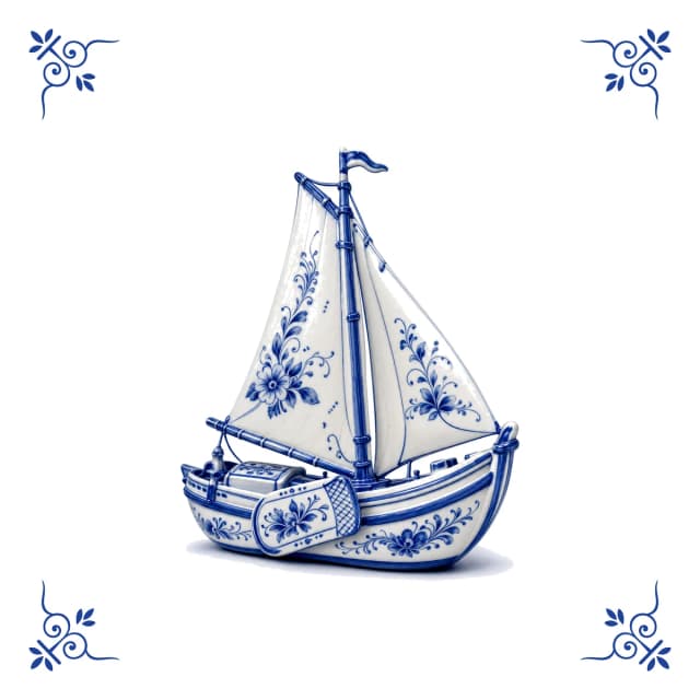 Botter, Delfts blauw tegeltje