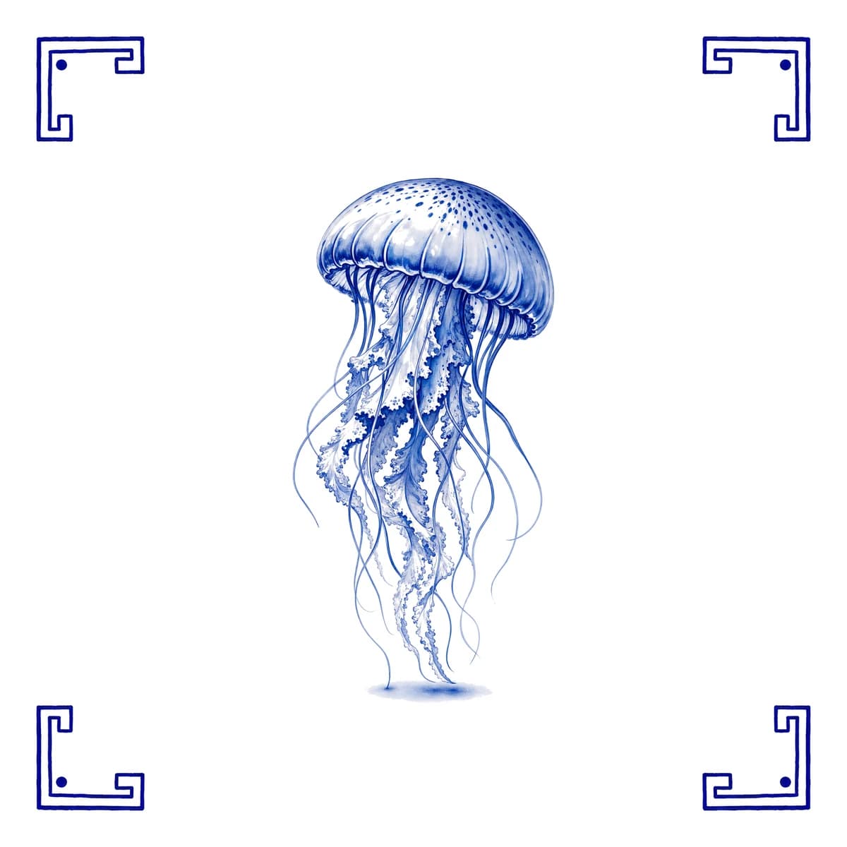 Kwal – Delfts blauw tegeltje