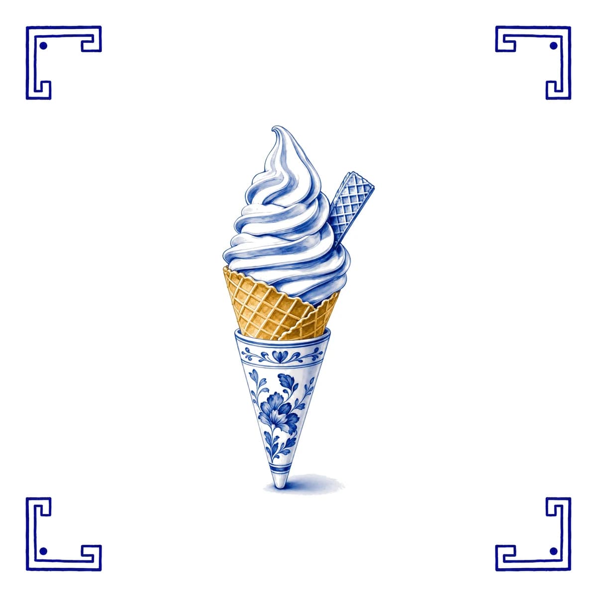 Softijsje – Delfts blauw tegeltje