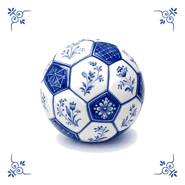 Voetbal, Delfts blauw tegeltje